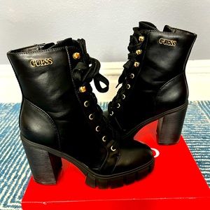 Guess Factory Heeled Kithes Moto booties size 7.5